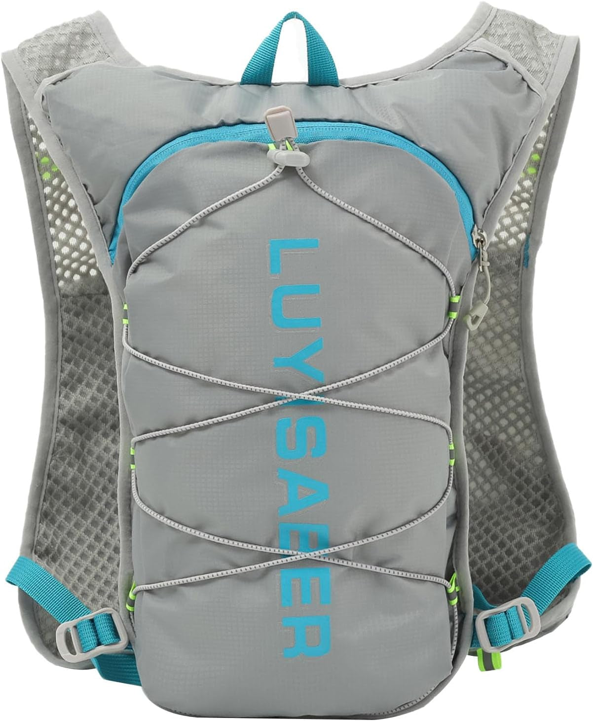 Running Vest,Running Hydration Vest,Breathable Ultra-Lightweight Running Backpack,With Reflective Strips,Micro-Splash Resistant,For Outdoor Cycling Running Climbing Marathon Camping,For Women and Men
