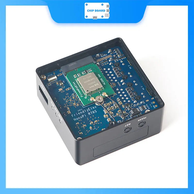 FriendlyElec NanoPi R76S | RK3576 LPDDR5 SBC | Dual 2.5G NIC | HDMI & AI Deployment