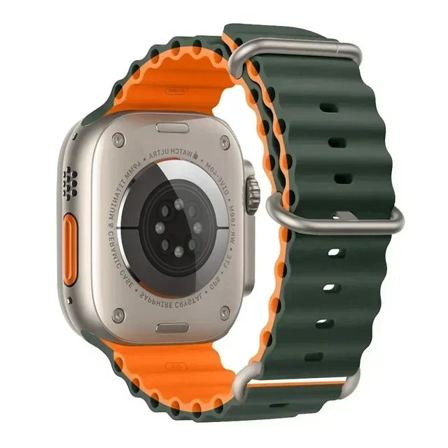 Ocean Band for Apple Watch Straps 45mm 46mm 44mm Ultra 2 49mm 41mm 42mm 40mm wrist bracelet correa iWatch series 7 6 3 se 8 9 10