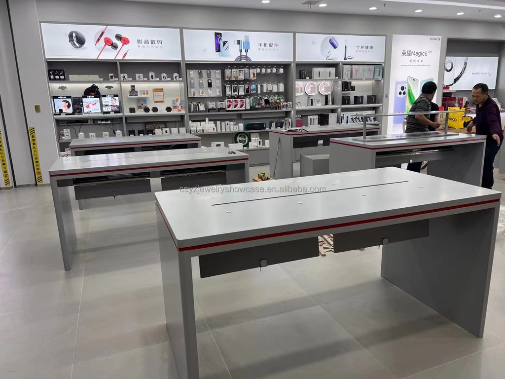 Manufacturer Cell Phone Accessories Electronics Whole Store Design Display Cabinet Showcase Mobile Shop Counter Furnitures
