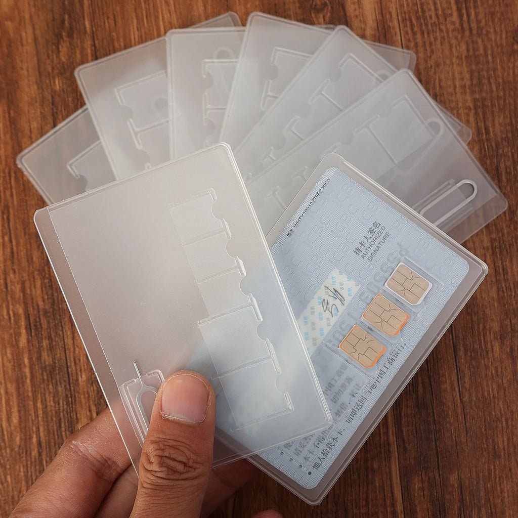 1-10Pcs Portable SIM Micro Pin Nano Memory Card Storage ID Card Ejection Pin/SIM/Bank Card Protective Storage Phone Accessories