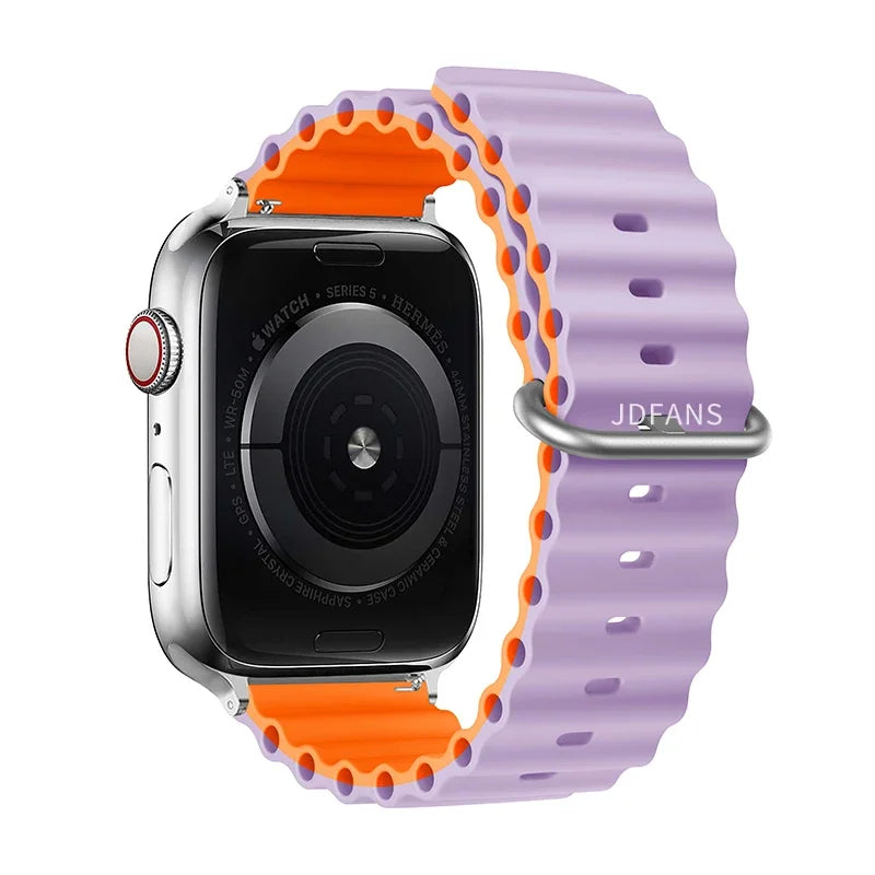 Ocean Band for Apple Watch Straps 45mm 46mm 44mm Ultra 2 49mm 41mm 42mm 40mm wrist bracelet correa iWatch series 7 6 3 se 8 9 10