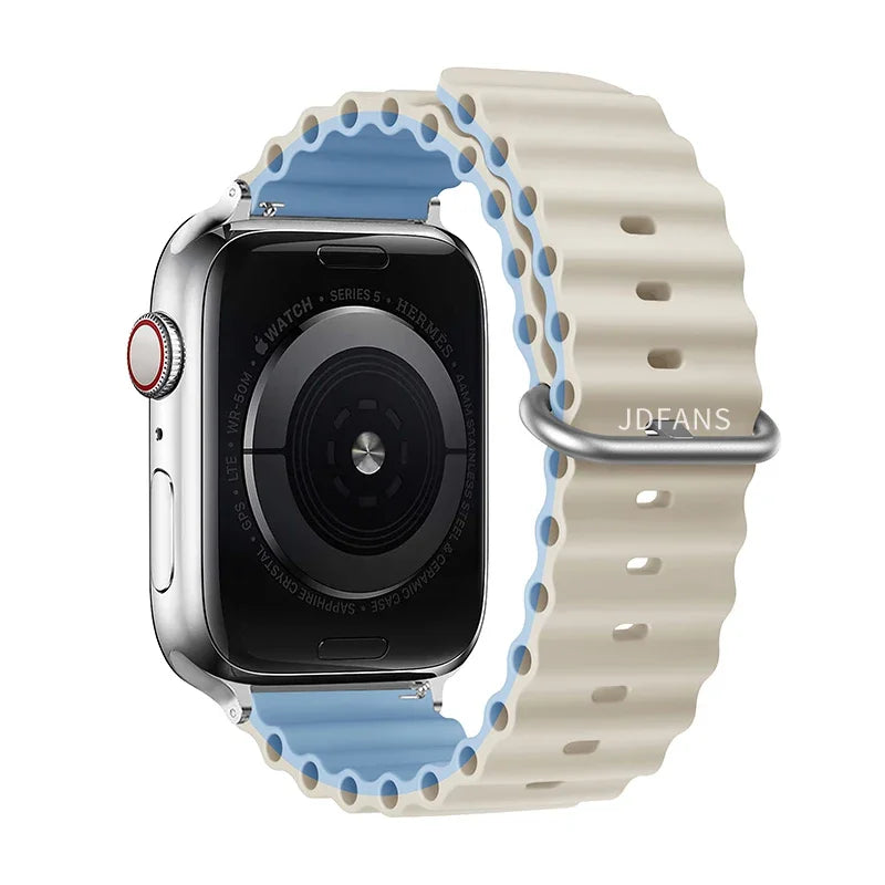 Ocean Band for Apple Watch Straps 45mm 46mm 44mm Ultra 2 49mm 41mm 42mm 40mm wrist bracelet correa iWatch series 7 6 3 se 8 9 10