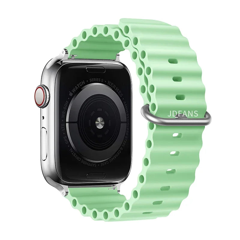 Ocean Band for Apple Watch Straps 45mm 46mm 44mm Ultra 2 49mm 41mm 42mm 40mm wrist bracelet correa iWatch series 7 6 3 se 8 9 10