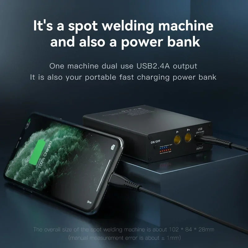 NEW Awithz Full Set of Accessories Portable Lithium Battery Welding Machine Spot Welder for Mobile Phone Repair and DIY
