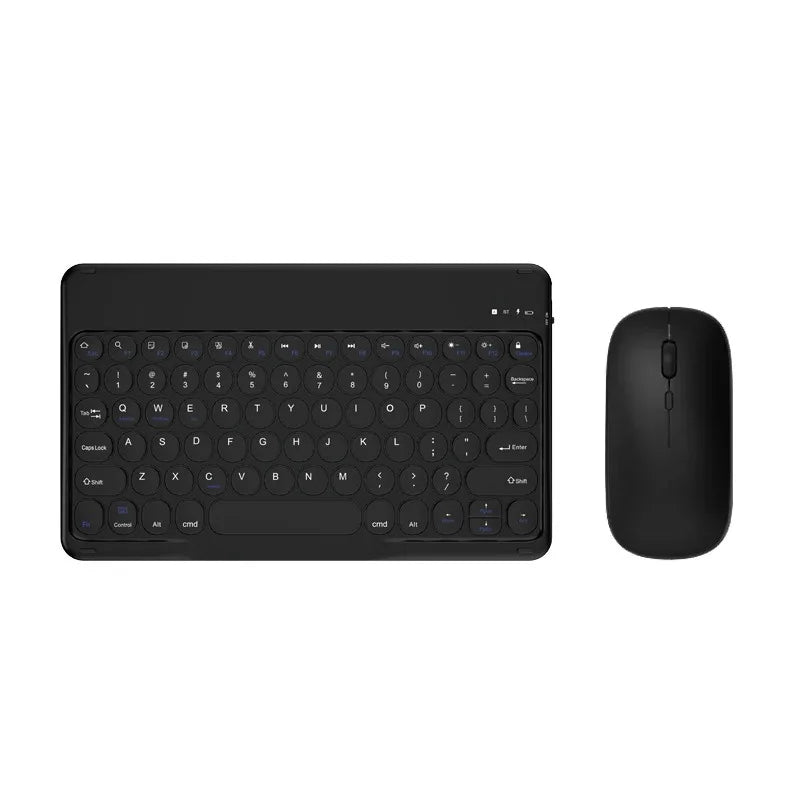Portable 10 inch Bluetooth Keyboard for iPad Xiaomi Tablet Wireless Keyboard Phone Laptop Accessories Keyboards Spanish English