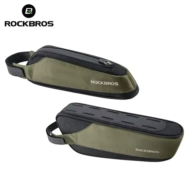 ROCKBROS Small Bicycle Bag Portable Ultralight Cycling Top Tube Bag Mountain MTB Road Bike Phone Tool Bag Bicycle Accessories