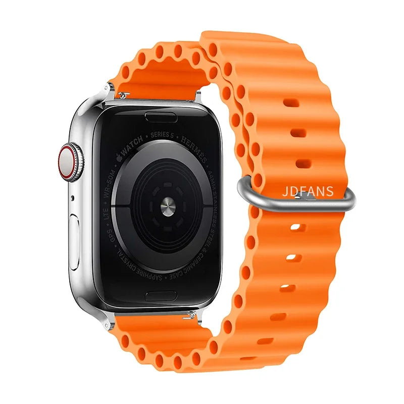 Ocean Band for Apple Watch Straps 45mm 46mm 44mm Ultra 2 49mm 41mm 42mm 40mm wrist bracelet correa iWatch series 7 6 3 se 8 9 10
