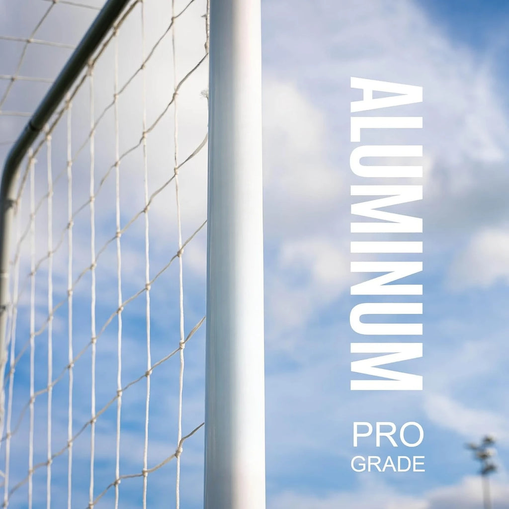 Pro Alu Match Soccer Goal Range Premium Reinforced Aluminum Soccer Match Goal Single Goal