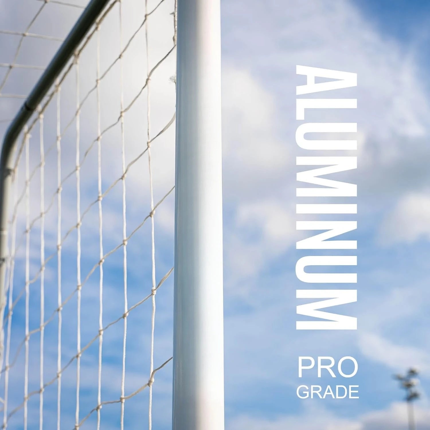 Pro Alu Match Soccer Goal Range Premium Reinforced Aluminum Soccer Match Goal Single Goal