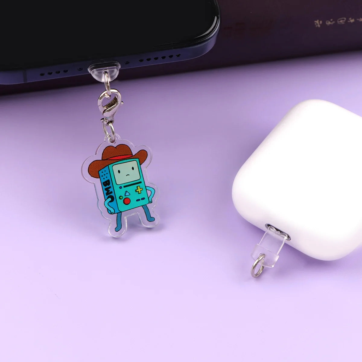 Cartoon Game Figure Type-C Dust Plug USB Charging Port Protector Anti-Dust Dustproof Hanging Ornament Pendant Phone Accessories