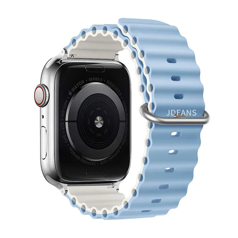 Ocean Band for Apple Watch Straps 45mm 46mm 44mm Ultra 2 49mm 41mm 42mm 40mm wrist bracelet correa iWatch series 7 6 3 se 8 9 10