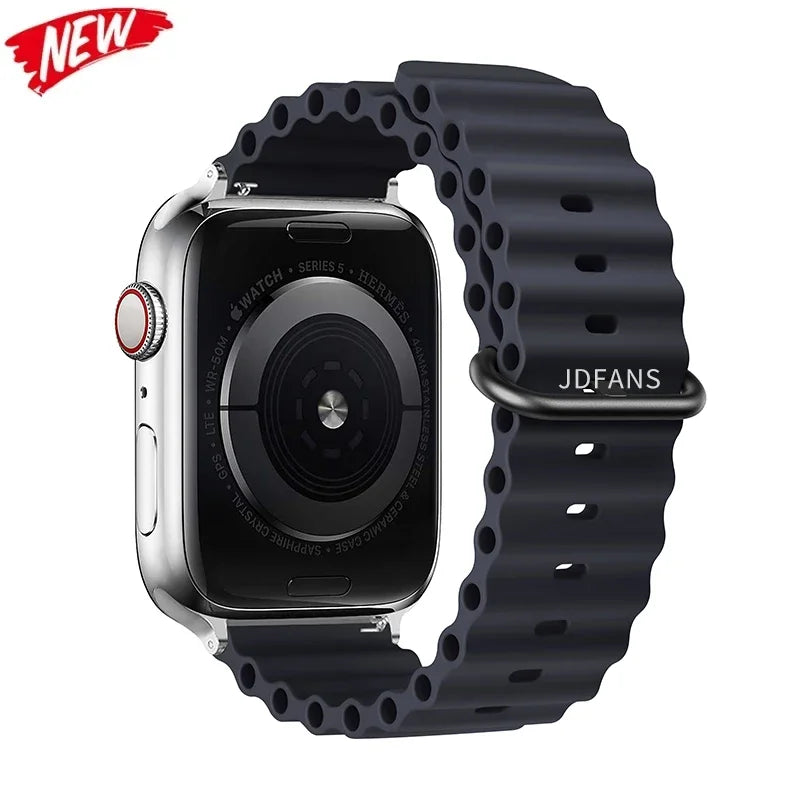 Ocean Band for Apple Watch Straps 45mm 46mm 44mm Ultra 2 49mm 41mm 42mm 40mm wrist bracelet correa iWatch series 7 6 3 se 8 9 10