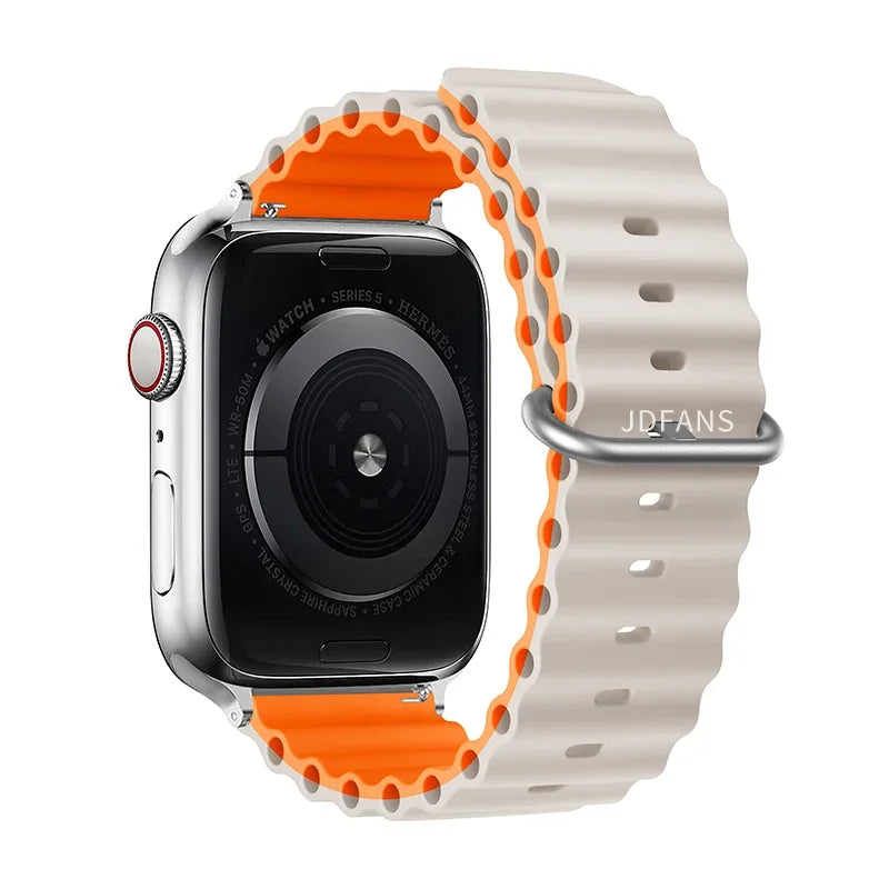 Ocean Band for Apple Watch Straps 45mm 46mm 44mm Ultra 2 49mm 41mm 42mm 40mm wrist bracelet correa iWatch series 7 6 3 se 8 9 10