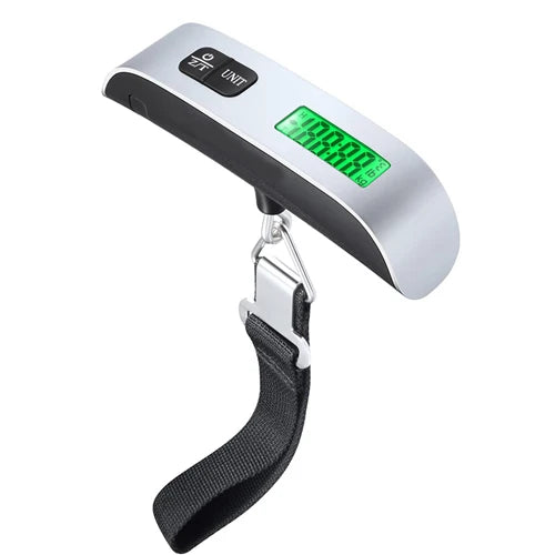 1pcs Portable Scale Digital LCD Display 110lb/50kg Electronic Luggage Hanging Suitcase Travel Weighs Baggage Bag Weight Balance