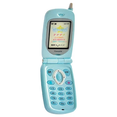TOYS SPIRITS Mini Flip Phone Voice Recorder Gashapon Capsule Toy Collectible Retro Gift for Adults Novelty Keychain Accessory