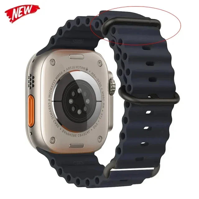 Ocean Band for Apple Watch Straps 45mm 46mm 44mm Ultra 2 49mm 41mm 42mm 40mm wrist bracelet correa iWatch series 7 6 3 se 8 9 10