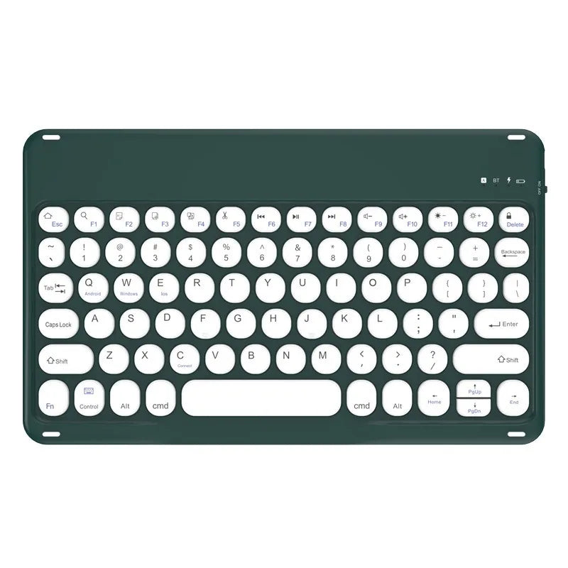 Portable 10 inch Bluetooth Keyboard for iPad Xiaomi Tablet Wireless Keyboard Phone Laptop Accessories Keyboards Spanish English